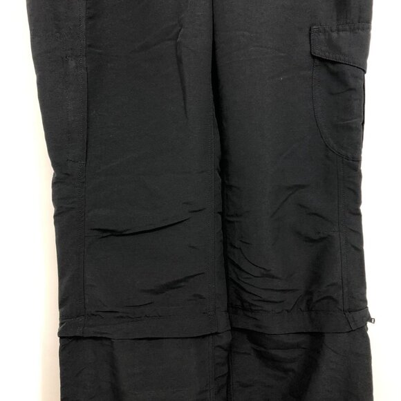 MEC Convertible Black Hiking pants zipper removable bottoms size 10 - Picture 7 of 14